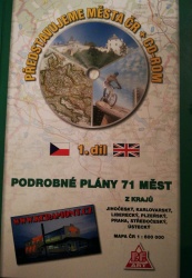 Podrobné plány 71 měst z krajů