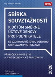 Sbírka souvztažností k účtům směrné účtové osnovy pro podnikatele se vzorovou účtovou osnovou s opravami pro rok 2020